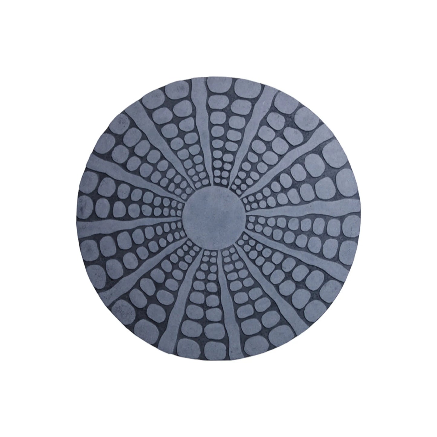 Leftioo 28" Round Wall Decor – Gray Sandstone Minimalist Wall Art, Modern Contemporary Home Decor