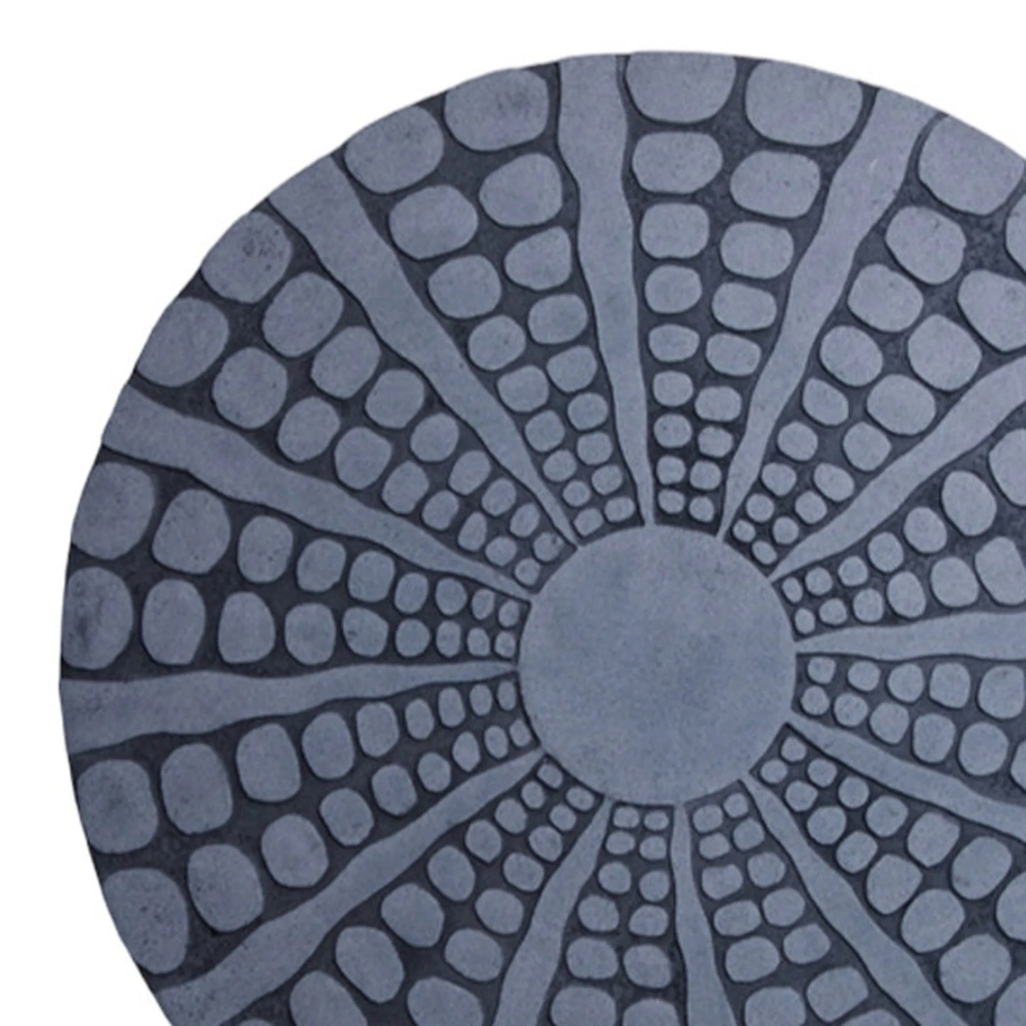 Leftioo 28" Round Wall Decor – Gray Sandstone Minimalist Wall Art, Modern Contemporary Home Decor