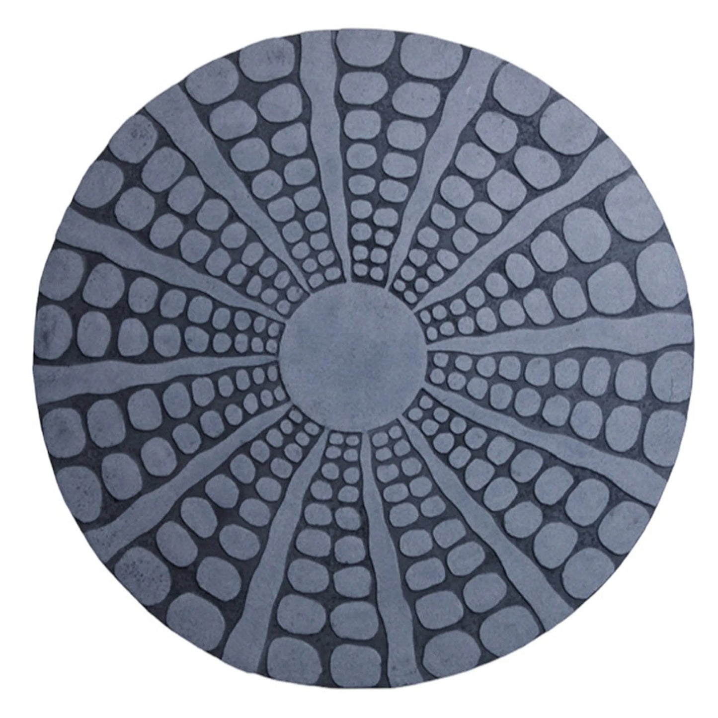 Leftioo 28" Round Wall Decor – Gray Sandstone Minimalist Wall Art, Modern Contemporary Home Decor