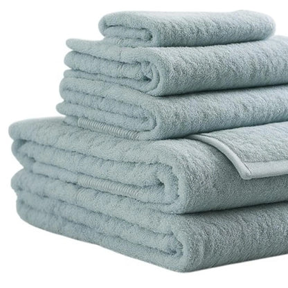 Leftioo Set of Six Sea Cotton Quick Dry Terry Cloth Towels