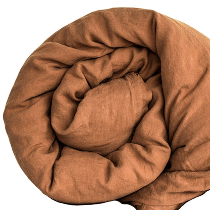 Leftioo Premium Linen Duvet Cover